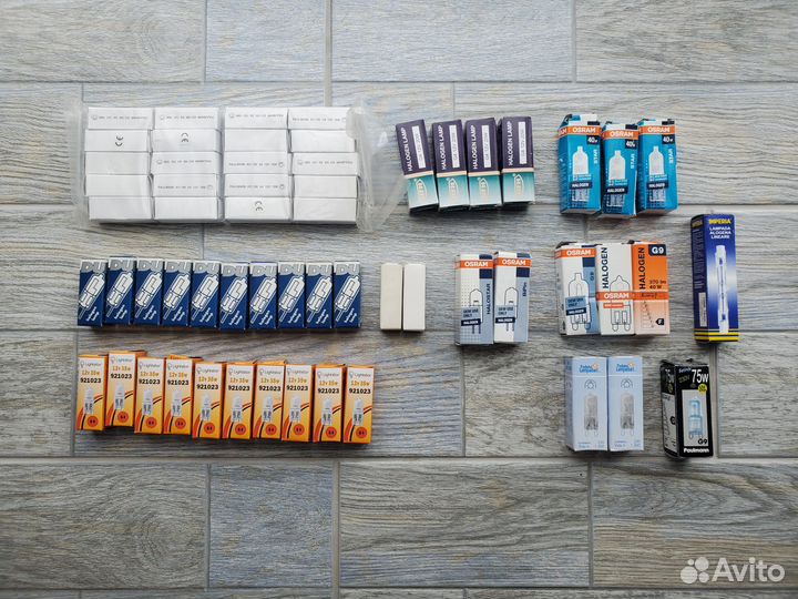 Лампы галогеновые G4, G9, r7s