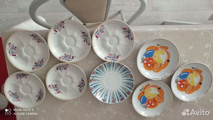 Посуда, чашки, бокалы, тарелки, сковорода