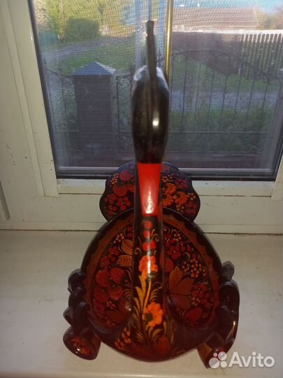 Хохлома лебедь