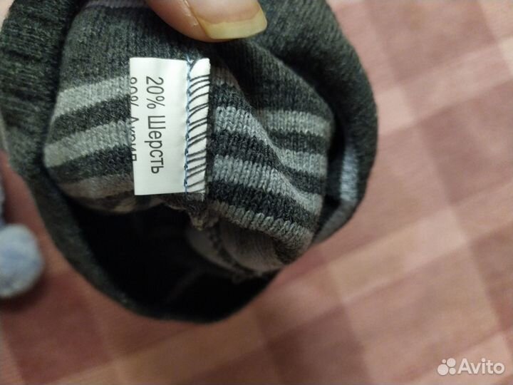 Шапка для мальчика 3 - 4 лет