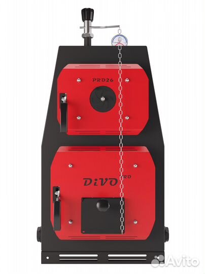 Твердотопливный котел длительного горения divo prо