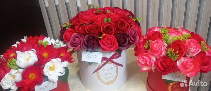 Букет цветов из мыла