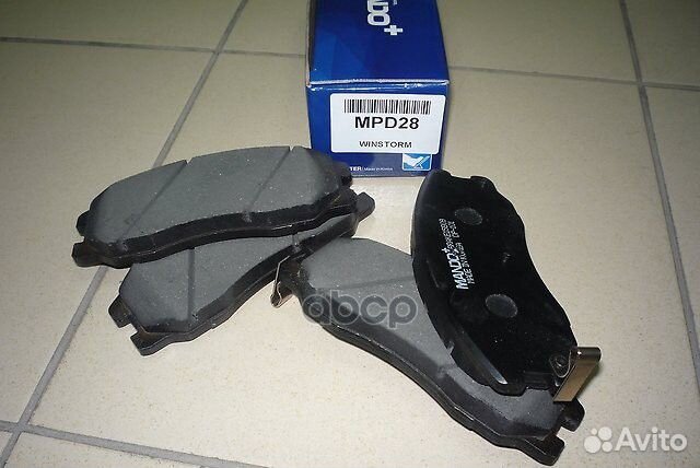 Колодки тормозные дисковые перед MPD28 Mando