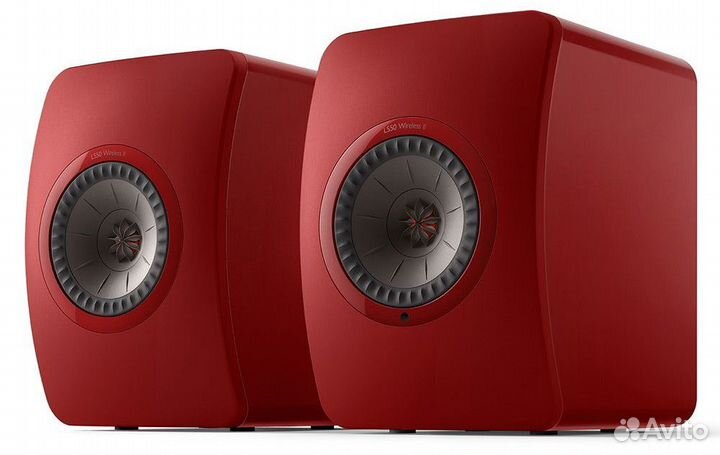 Полочная акустика KEF LS50 Wireless II Crimson Red