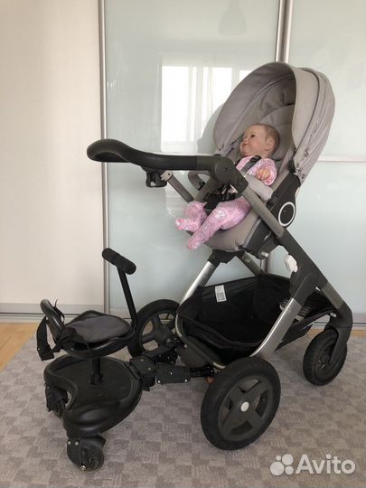 Коляска stokke trailz 3 в 1, зимний комплект