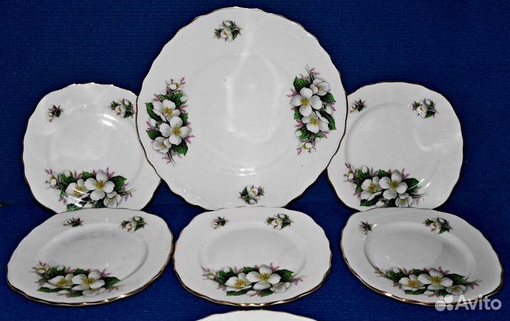 Тарелки Костяной фарфор Colclougt (Crown Royal)