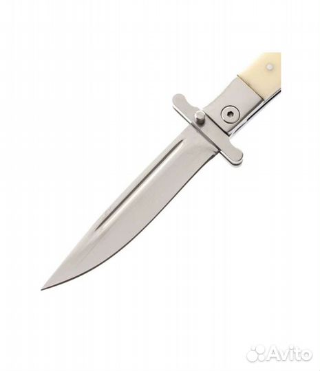 Нож Финка нквд складная со штифтом акрил белый+чер