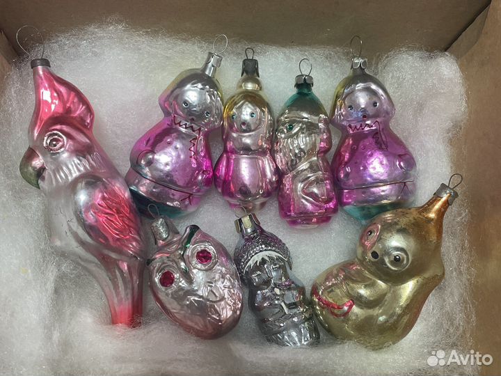 Елочные игрушки СССР