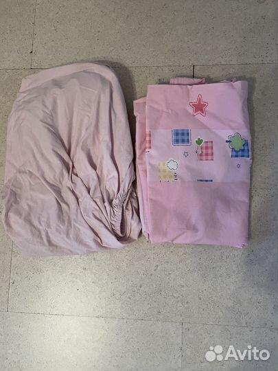 Пододеяльник,простынт, наволочка детские