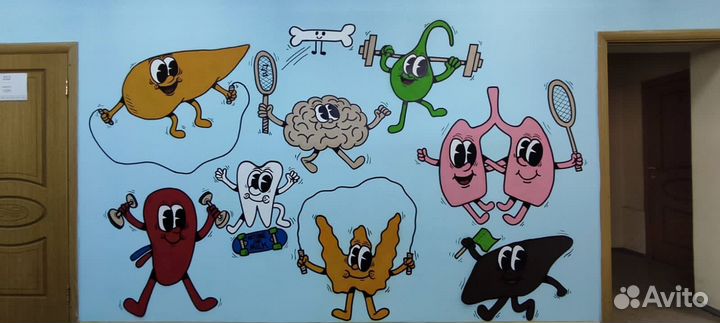 Художник роспись стен (граффити)