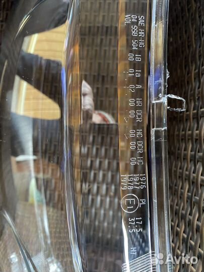 Стекло фары Range Rover Vogue L322 06-09 комплект