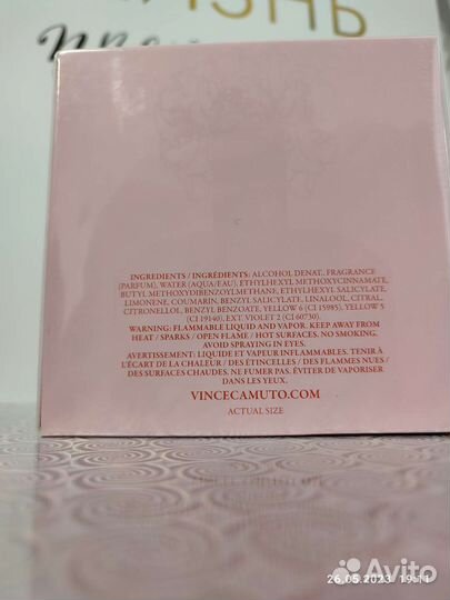 Оригинал парфюм Vince Camuto Bella Eau de Parfum