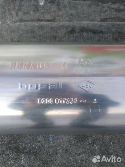 Глушитель рено оригинал