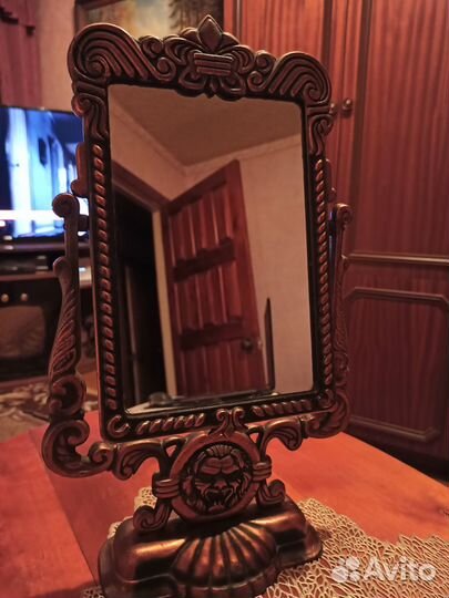 Зеркало настольное винтаж
