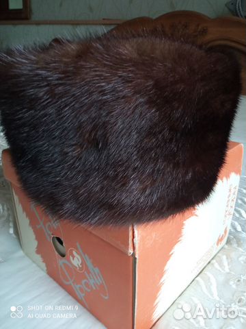 Шапка норковая женская