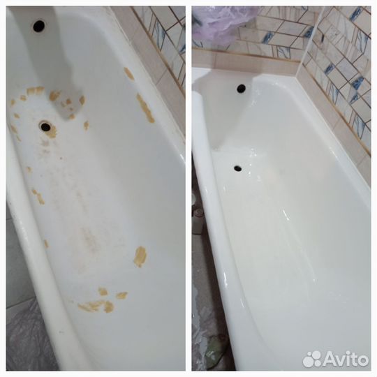 Реставрация ванн жидким акрилом