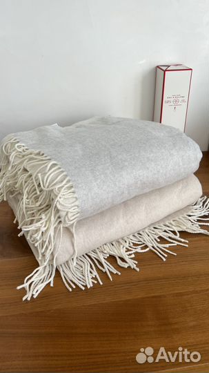 Плед бежевый Zara Home 140x190 оригинал