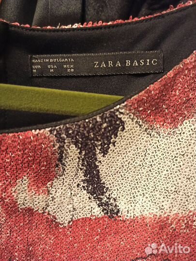 Платье женское Zara 44-46 с пайетками