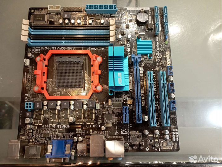 Материнская плата нерабочая am3+