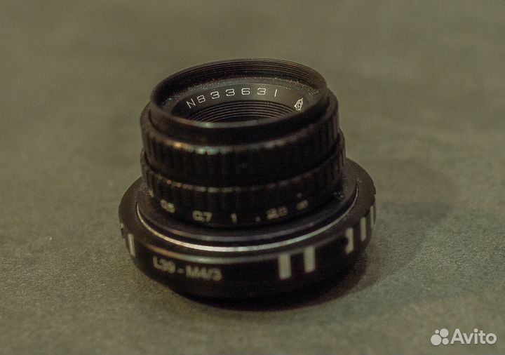 Объектив Мир 11М 12mm f 2.0, micro 4/3 (bmpcc)