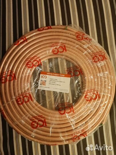 Медная труба для кондиционеров 1/4