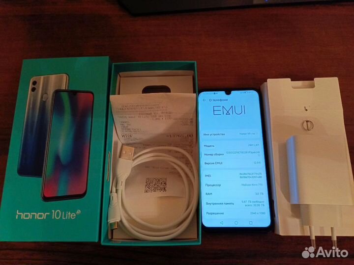 HONOR 10 Lite, 3/32 ГБ