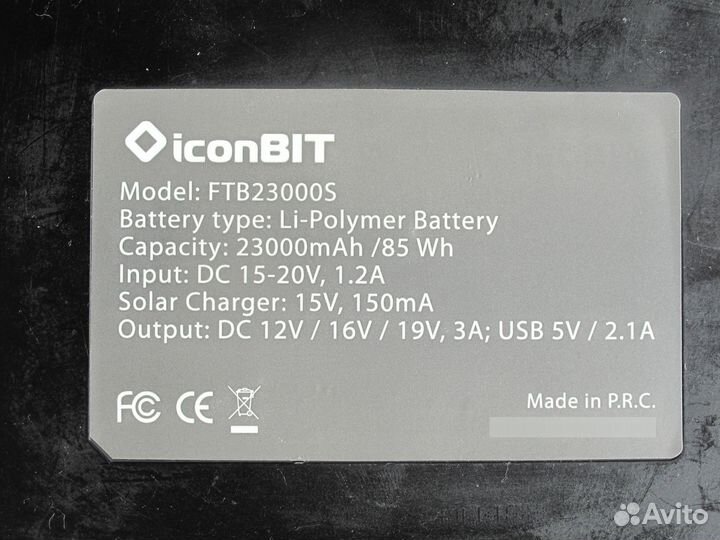 Внешний аккумулятор iconbit