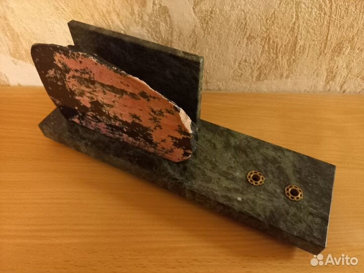 Письменный прибор СССР из природного камня