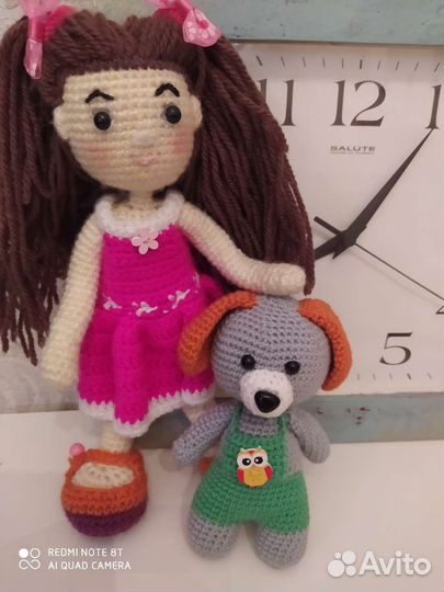 Вязанные игрушки крючком