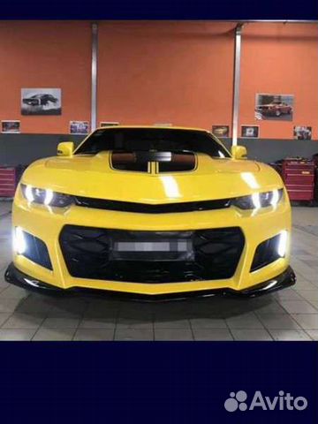 Бампер Camaro zl на 5 ое поколение в стиле 6 ого