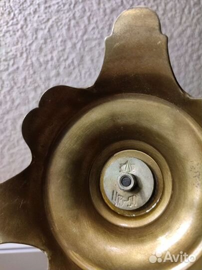 Подсвечник канделябр латунь СССР