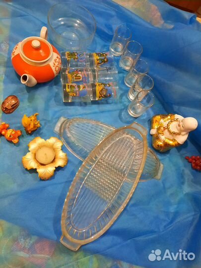 Селедочница стекло СССР