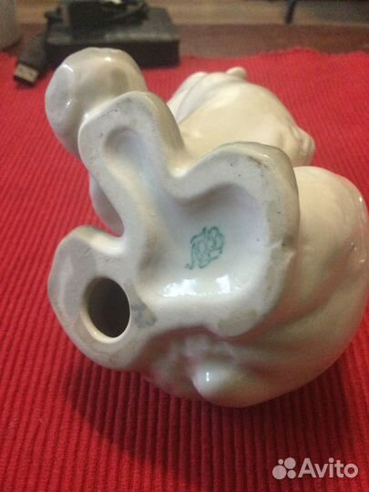 Фарфор СССР. лфз. Белый мишка Умка