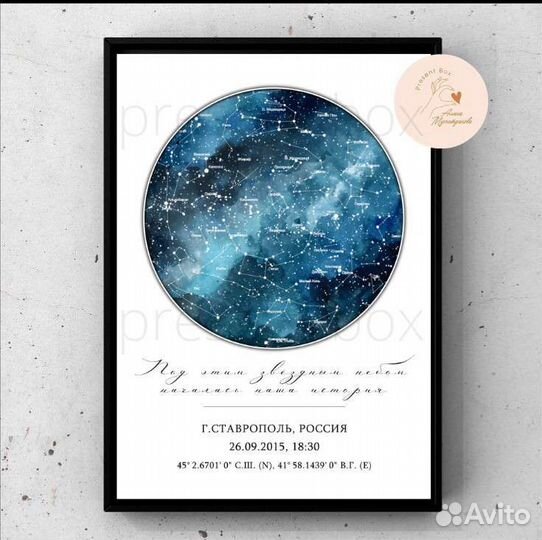 Карта звездного неба