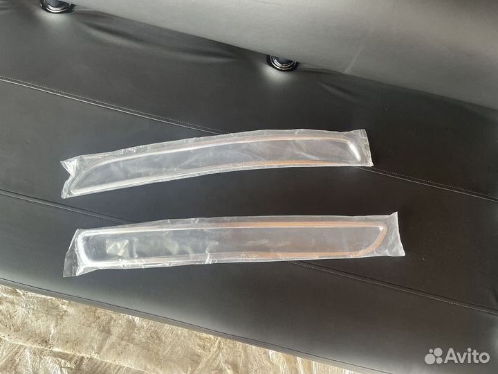 Накладки на задний бампер