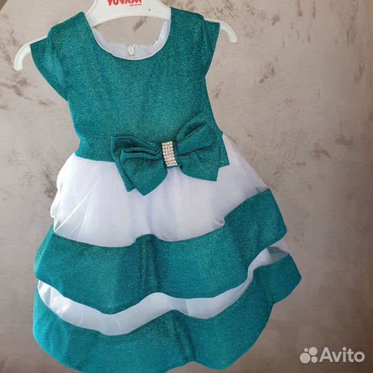 Нарядное платье для девочки 92