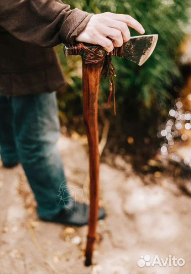 Кованый топор трость Норберг