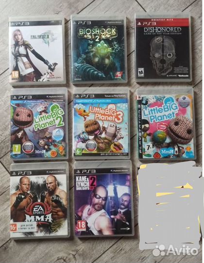 Игровые диски на ps3