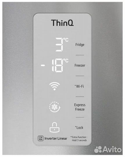 Холодильник LG InstaView GC-Q22ftakl