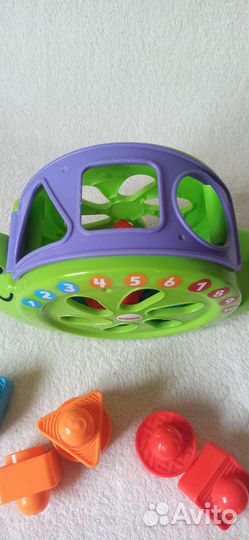 Игрушка музыкальный сортер Улитка Fisher price