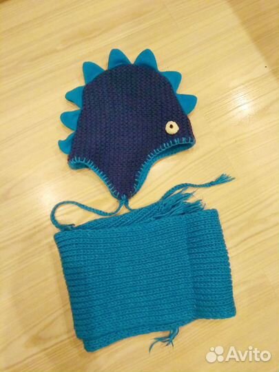 Детская шапка и шарф