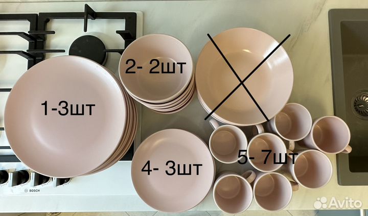 Посуда IKEA dinera (динера)