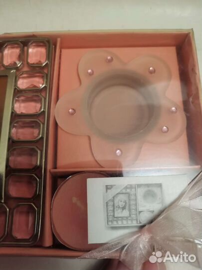 Подарочный набор из фоторамки и свечей iceberg