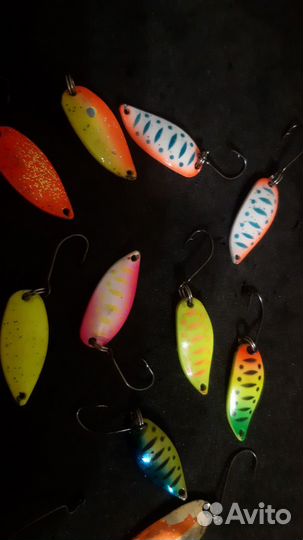 Набор блёсен микроколебалок