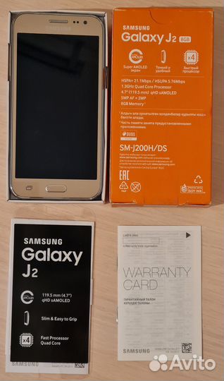 Samsung Galaxy J2 SM-J200H/DS, 8 ГБ