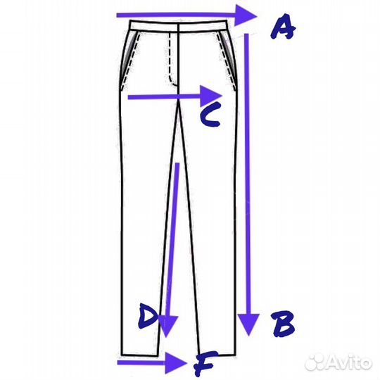 Классические женские брюки 48 размер