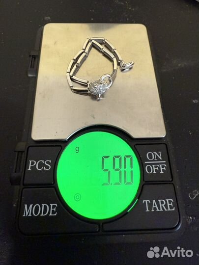 Браслет женский белое золото