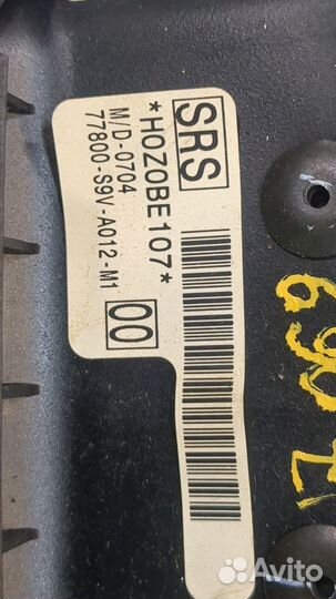 Подушка безопасности водителя Honda Pilot