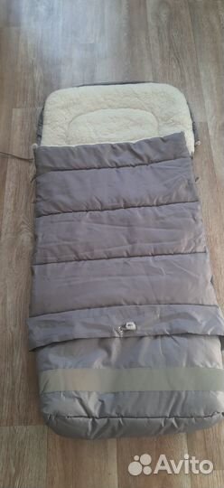 Меховой конверт в коляску-санки овчина