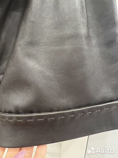 Шорты натуральная кожа